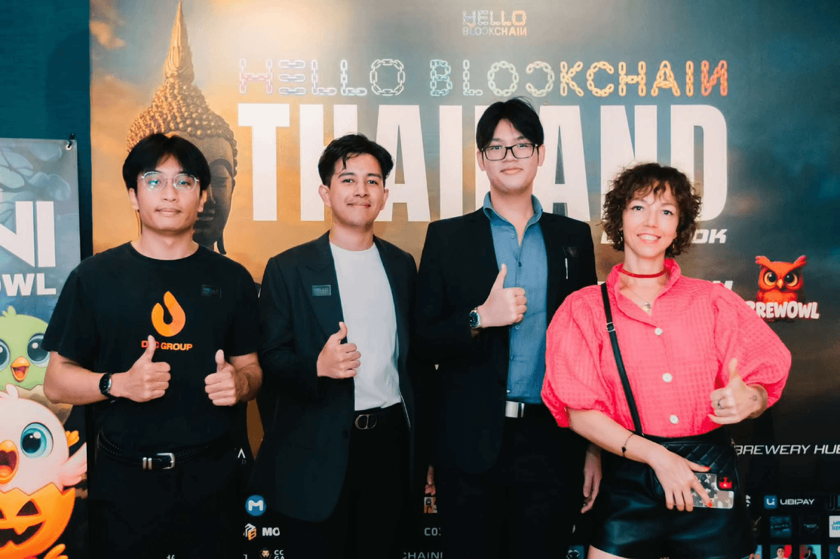 DTC Group at Hello Blockchain Thailand and Web3 community event.